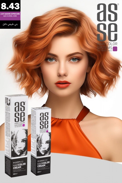 8.43 Açık Kumral Bakır Dore - 60ml Tüp Boya