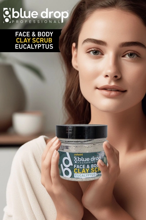 Скраб с эвкалиптовой глиной Blue Drop 480 мл