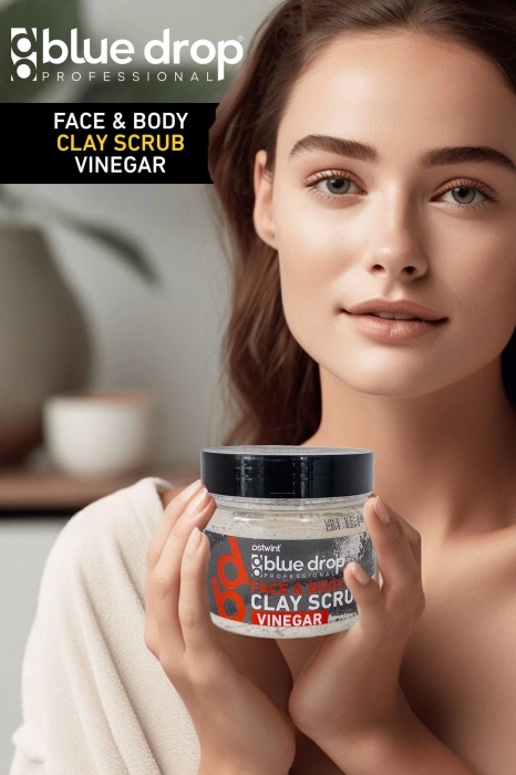 Скраб с уксусной глиной Blue Drop 480 мл