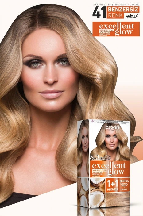 Ostwint Excellent Glow Light Gold Auburn No:8.3