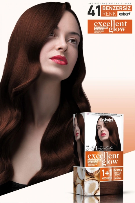 Ostwint Excellent Glow Light Chestnut Red Copper No:5.64