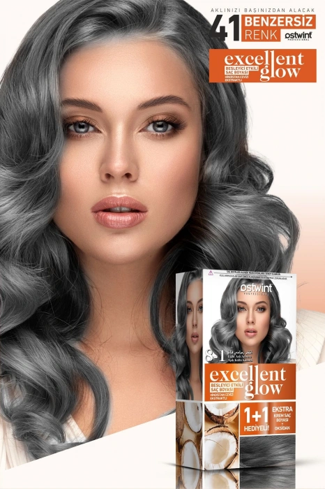 Ostwint Excellent Glow Light Ashy Auburn No:8.1