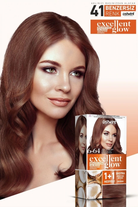 Ostwint Excellent Glow Dark Auburn Red No:6.64