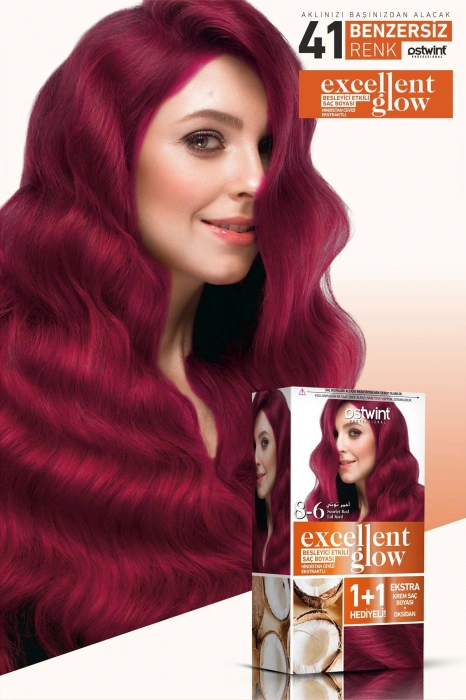 Ostwint Excellent Glow Lal Red No:8.6