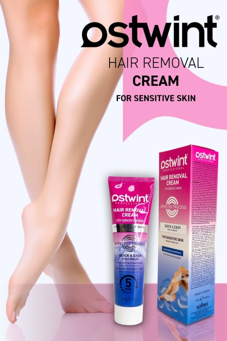 كريم أوستوينت لإزالة الشعر للبشرة الحساسة 100 مل للنساء