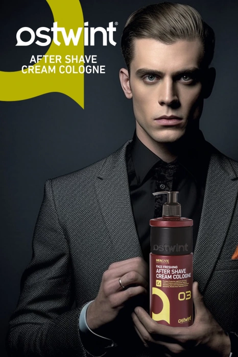 Ostwint After Shave Krem Tıraş Kolonyası Nemlendirici Ferahlatıcı Tıraş Sonrası Rahatlama No03 Odunsu 400 ml