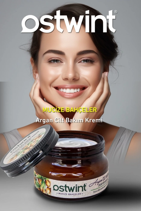 Ostwint E Vitaminli Cilt Bakım Kremi - El, Yüz ve Vücut İçin Besleyici ve Nemlendirici 300ml. Argan