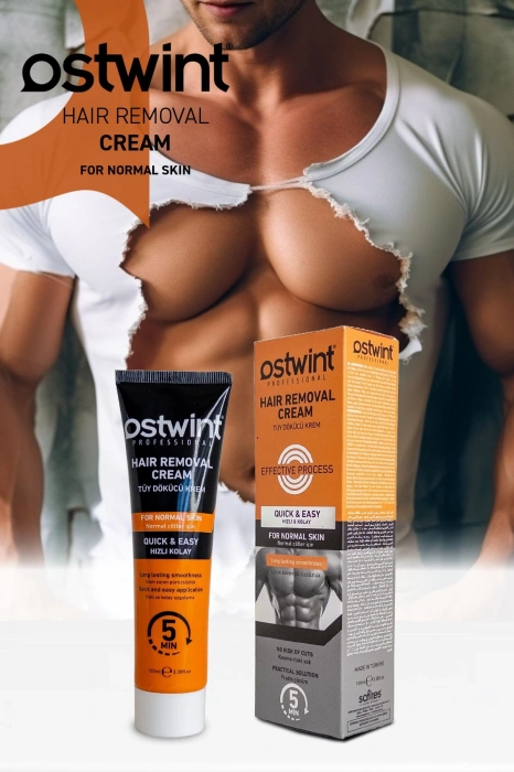 كريم أوستوينت لإزالة الشعر للبشرة العادية 100 مل للرجال