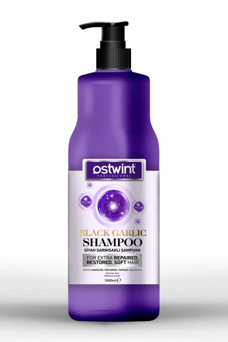 Oswint Шампунь Черный чеснок 1000мл