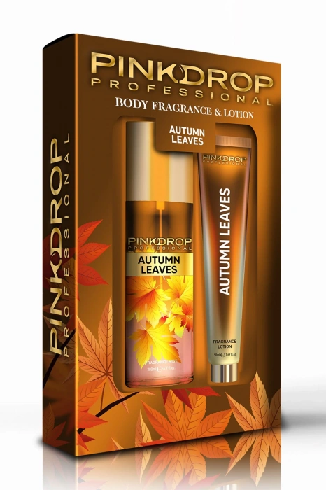 بينك دروب معطر للجسم أوراق الخريف 200 مل + 50 مجموعة لوشن للجسم