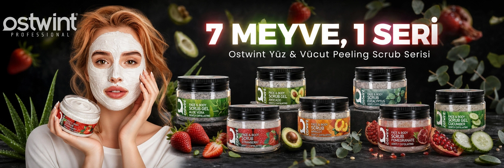 Ostwint Yüz ve Vücut Peeling Scrub Serisi