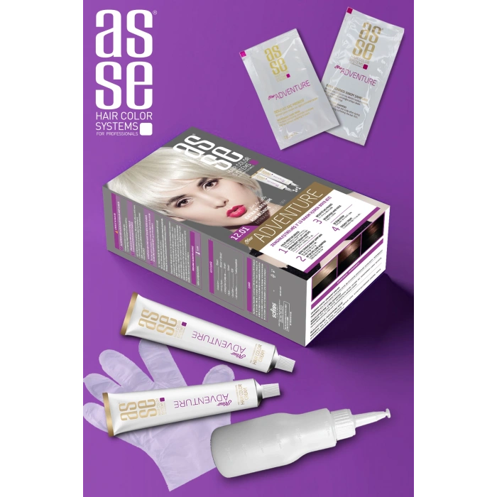 12.01 مجموعة طلاء Extra Ashy Platinum 50+50ml