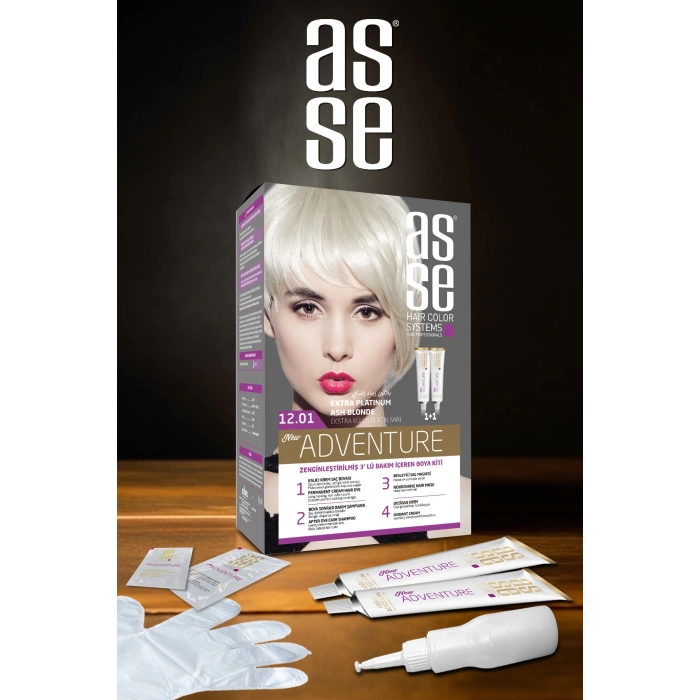 12.01 مجموعة طلاء Extra Ashy Platinum 50+50ml