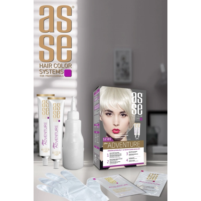 12.01 مجموعة طلاء Extra Ashy Platinum 50+50ml