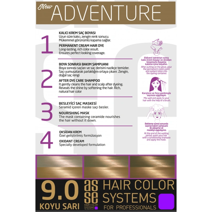 9.0 مجموعة طلاء أصفر داكن 50+50 مل