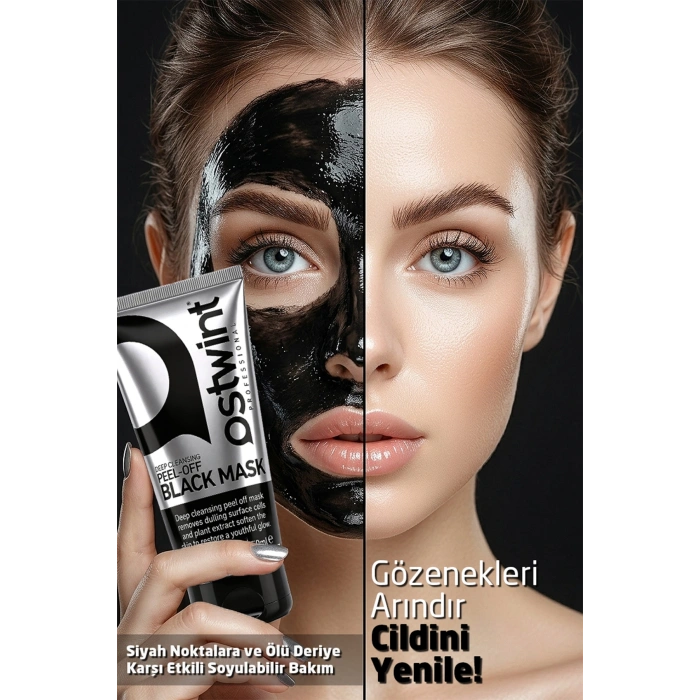 Ostwint Очищающаяся черная маска 150 мл