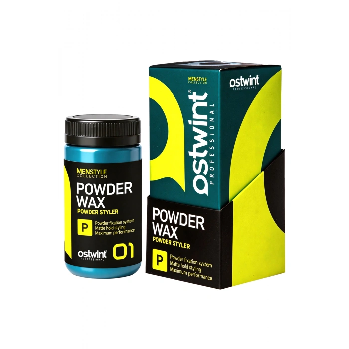 Ostwint Saç Şekillendirici Pudra - Toz Wax 20g Güçlü Tutuculuk, Mat Bitiriş, Hacim ve Doku, Yeşil