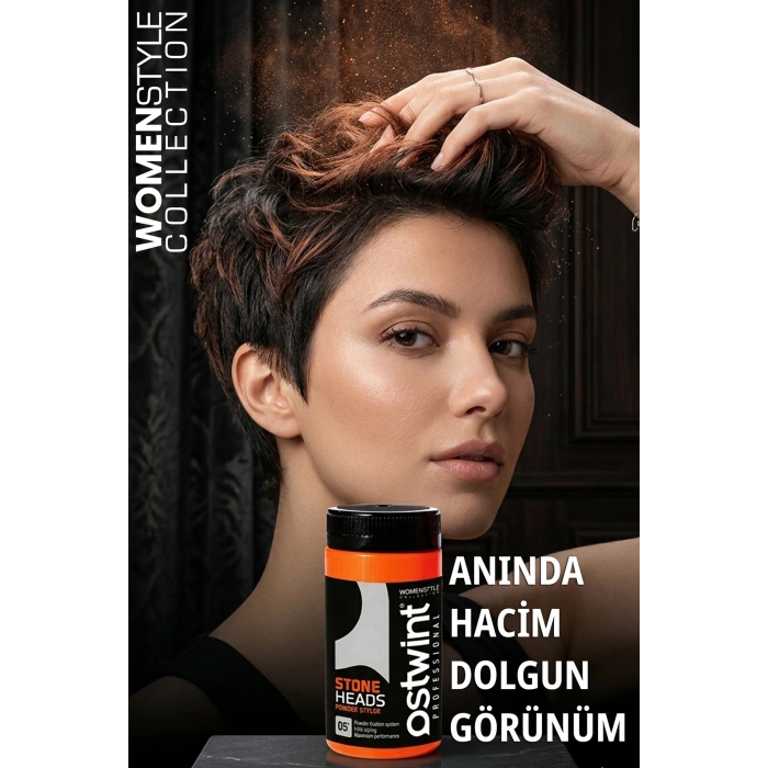 Ostwint Saç Şekillendirici Pudra - Toz Wax 20g Güçlü Tutuculuk, Mat Bitiriş, Hacim ve Doku