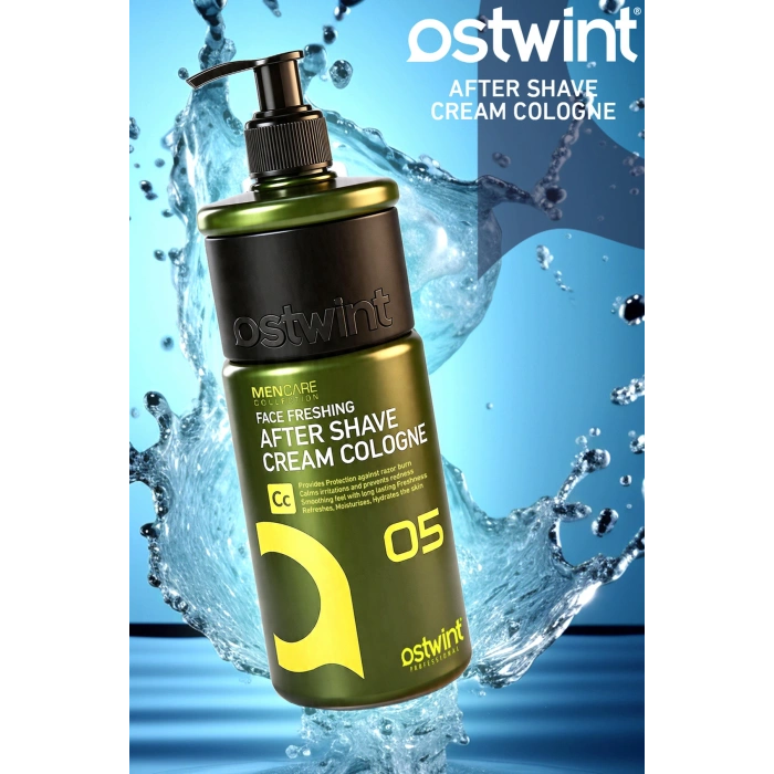 Ostwint After Shave Krem Tıraş Kolonyası Nemlendirici Ferahlatıcı Tıraş Sonrası Rahatlama No05 Baharat 400ml