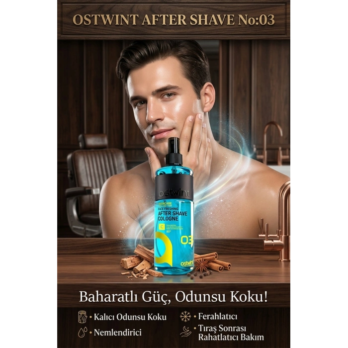 Ostwint After Shave Cologne No:3 400 ml