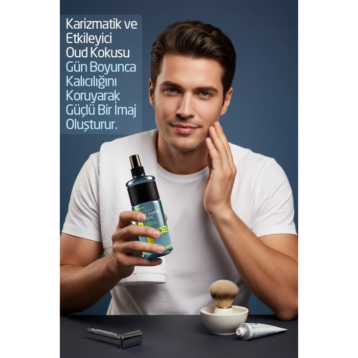Ostwint After Shave Oud Kokulu Tıraş Kolonyası No:2 400ml - Erkek Bakımında Etkili ve Kalıcı Koku