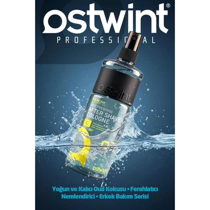 Ostwint After Shave Oud Kokulu Tıraş Kolonyası No:2 400ml - Erkek Bakımında Etkili ve Kalıcı Koku