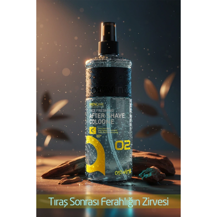 Ostwint After Shave Oud Kokulu Tıraş Kolonyası No:2 400ml - Erkek Bakımında Etkili ve Kalıcı Koku