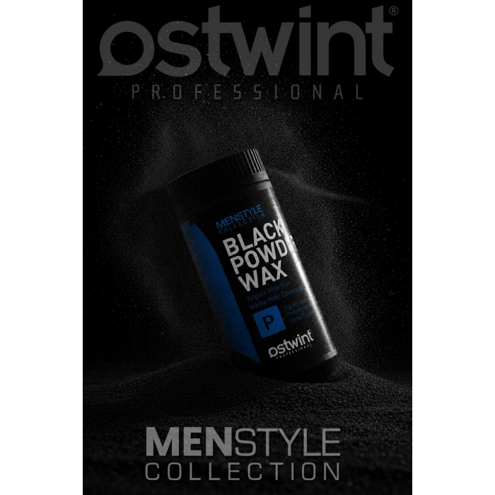 Ostwint Professional Siyahlaştırıcı Şekil Verici Topik Etkili Pudra Black Powder Wax – 20 gr
