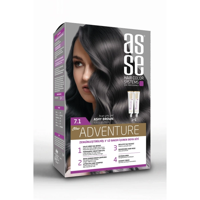 7.1 Набор красок Ashy Auburn 50+50 мл