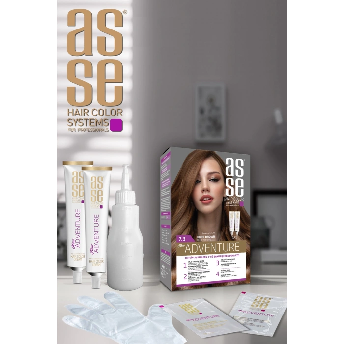 7.3 Gold Auburn 50+50ml Set-Farbe