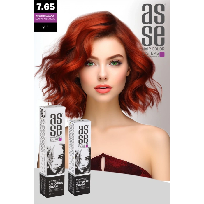 7.65 Kumral Kızıl Akaju - 100ml Tüp Boya