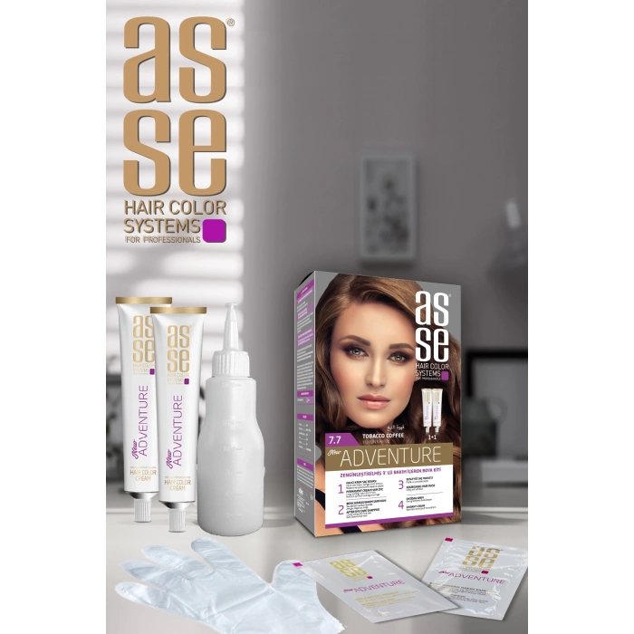 7.7 مجموعة طلاء التبغ البني 50+50 مل