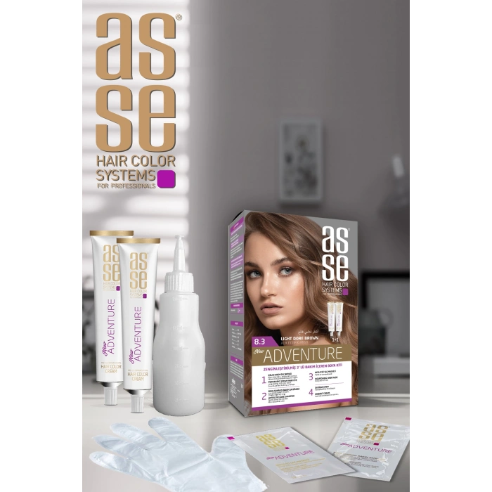 8.3 مجموعة طلاء بني فاتح أوبورن 50+50 مل