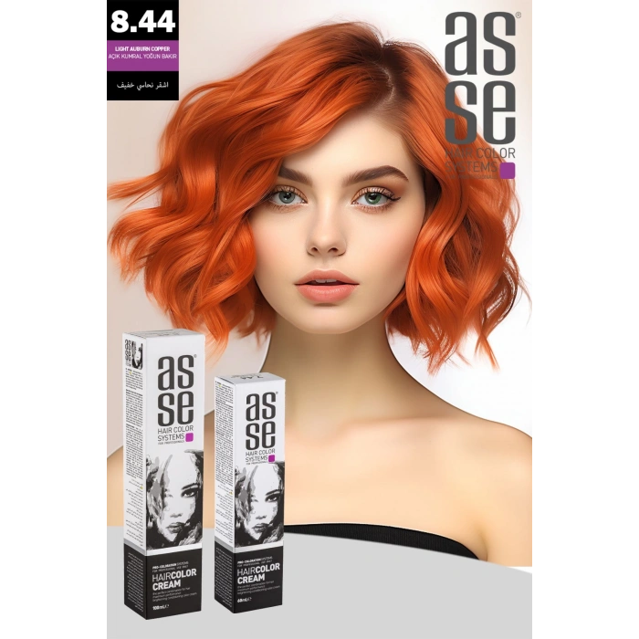 8,44 Light Auburn Intense Copper – 60-ml-Tubenfarbe