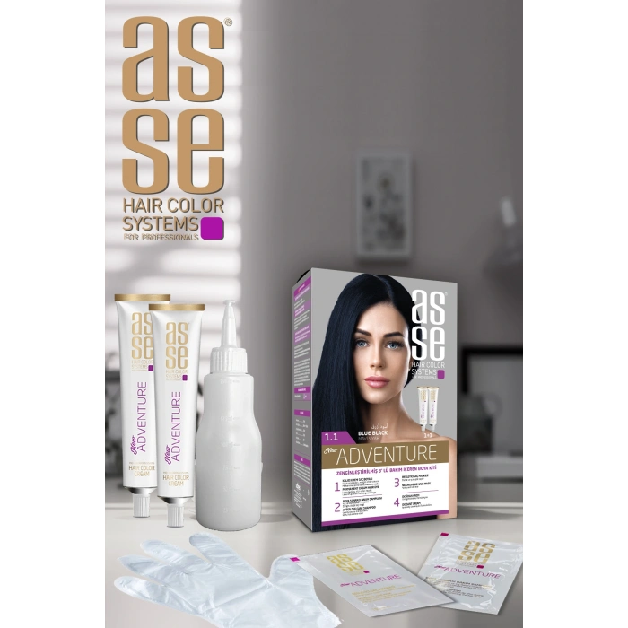 1.1 مجموعة طلاء أزرق أسود 50+50 مل