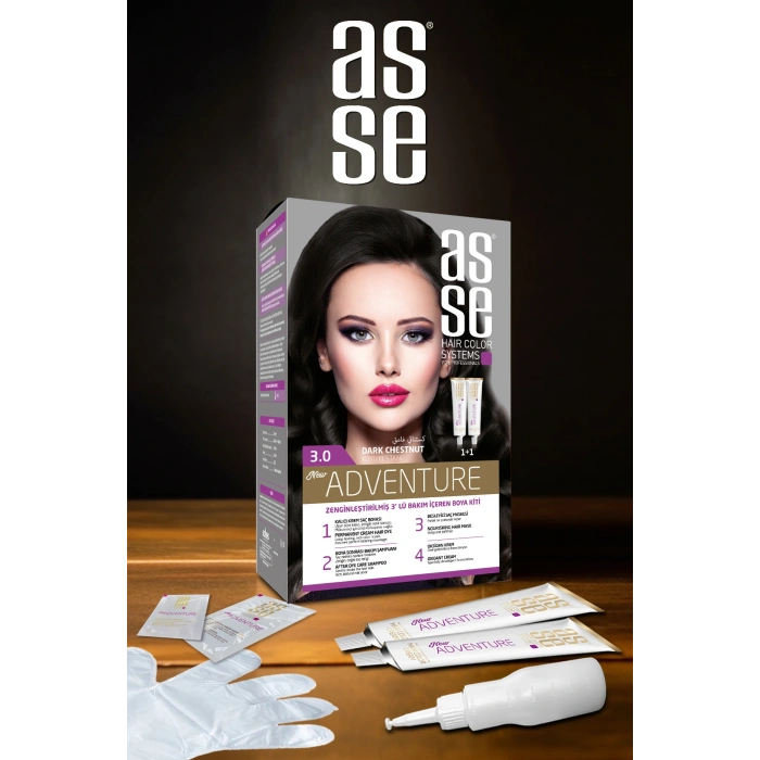 3.0 Dark Chestnut 50+50ml Set-Farbe