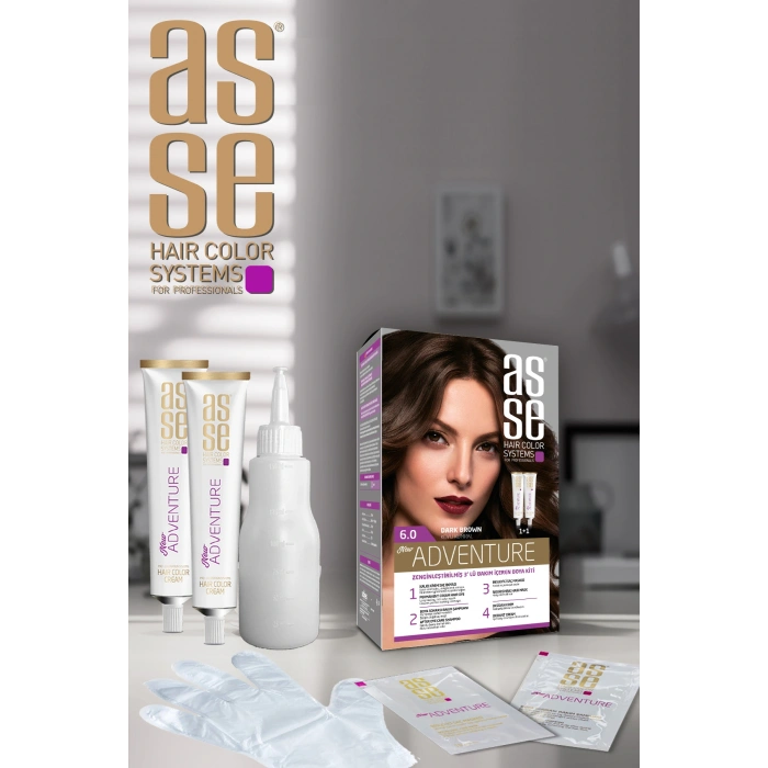 6.0 مجموعة طلاء بني داكن 50+50 مل