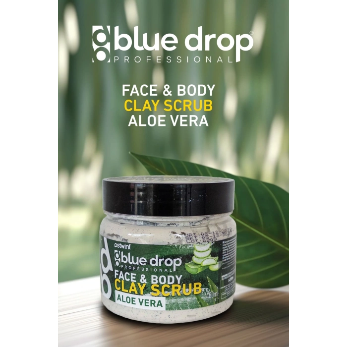 Blue Drop Aloevera Clay Scrub 480ml