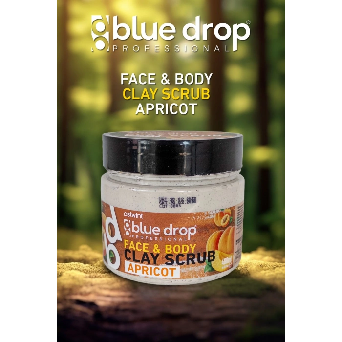 Blue Drop Apricot Clay Scrub 480 ml