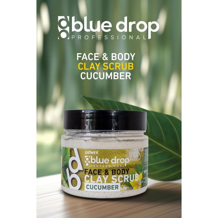 Blue Drop Cucumber Clay Scrub 480 ml