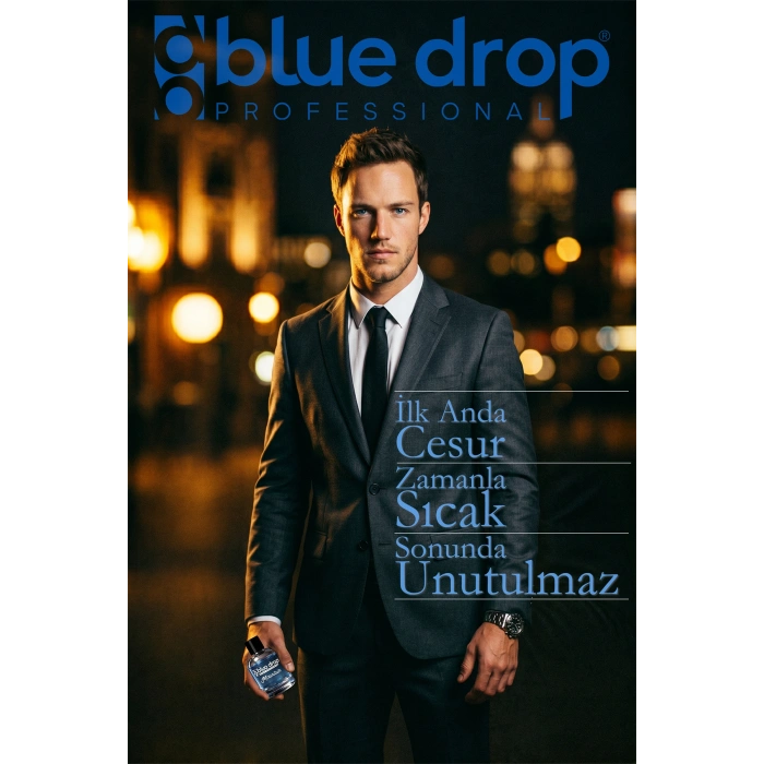 Blue Drop Mountain Premium Erkek Parfümü 50 ml – Kalıcı Erkek Kokusu. Kakao Açılışı, Bal ve Karamel, Vanilya ve Amber Notaları. İlk Anda Cesur. Zamanla Sıcak. Sonunda Unutulmaz.