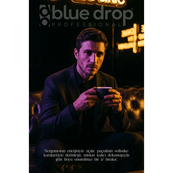 Blue Drop Silver Premium Erkek Parfümü 50 ml – Bergamot Enerjisi • Paçulinin Sofistike Dokunuşu • Misk Notaları. Kalıcı ve Karizmatik Bir İz Bırakır.