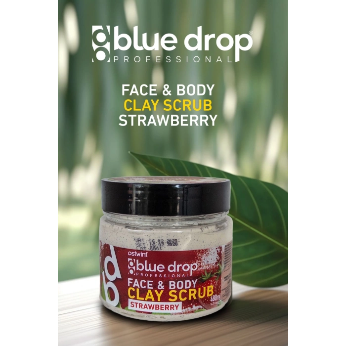 Blue Drop Erdbeer-Ton-Peeling 480 ml