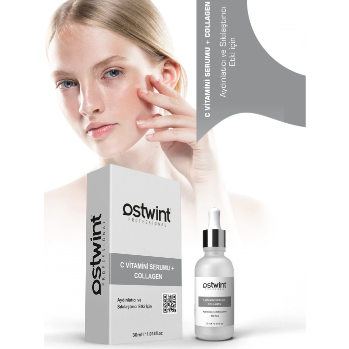 Ostwint C Vitamini & Collagen Yenileyici, Sıkılaştırıcı. Parlaklık Arttıcı, Leke Karştı Yüz Serumu