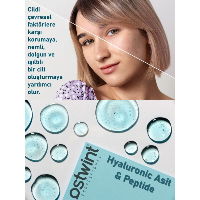 Ostwint Hyaluronic Asit Peptide Nemlendirici Dolgunlaştırıcı Canlandırıcı Kırışıklık Karşıtı Serum