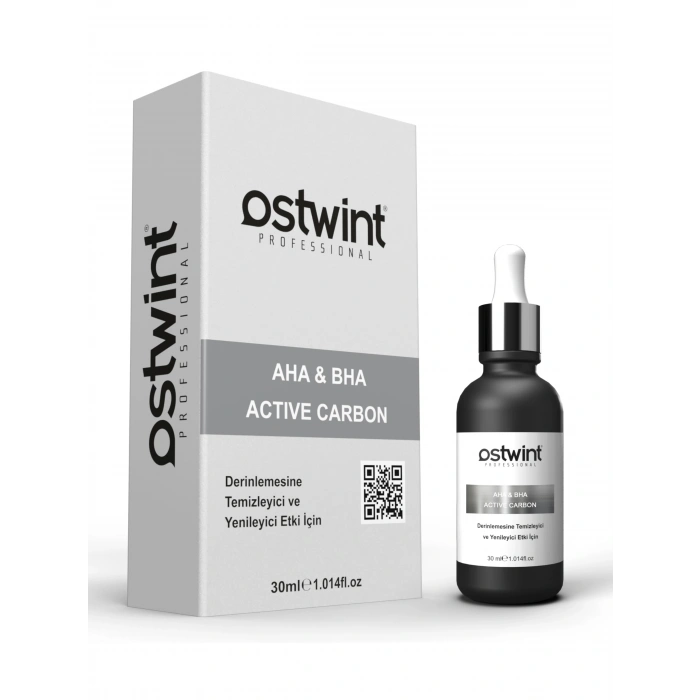 Ostwint Leke Karşıtı AHA+BHA Aktif Karbon Sivilce Ölü Hücre Yaşlanma Güneş Hasarı Karşıtı Yüz Serumu