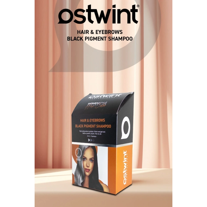 Ostwint Black Shampoo Damen 25 ml x 10 Stück Beutel