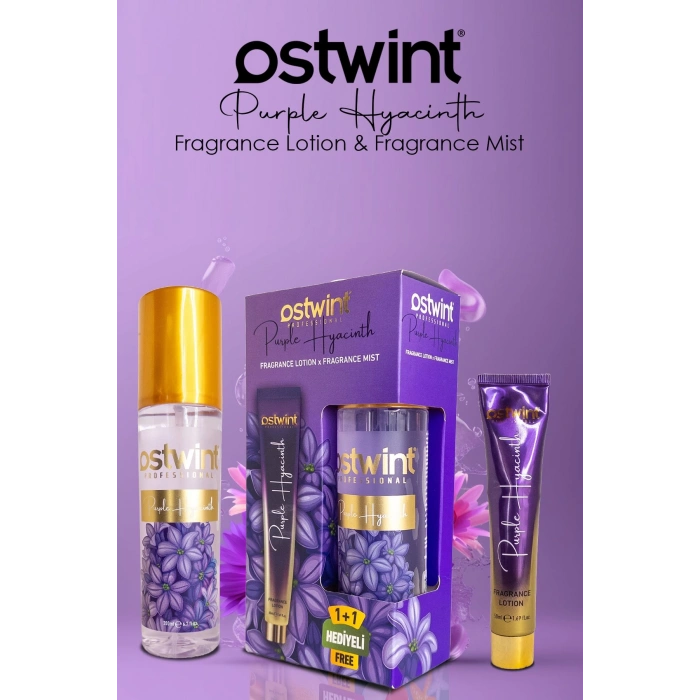 أوستوينت معطر للجسم أرجواني صفير 200 مل + مجموعة لوشن للجسم