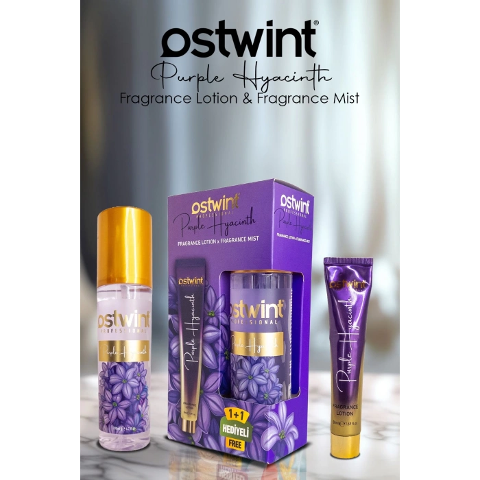 أوستوينت معطر للجسم أرجواني صفير 200 مل + مجموعة لوشن للجسم