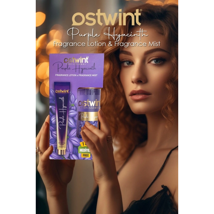 أوستوينت معطر للجسم أرجواني صفير 200 مل + مجموعة لوشن للجسم